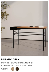 Escritorio Rectangular Minimalista de Madera, Muebles Modernos de Oficina, Diseño de Oficina en Casa Independiente - Product Image 6