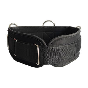 Cinturón de Neopreno con Anillas en D de Acero para Dominadas con Peso y Flexiones, Protección Profesional, Accesorio de Gimnasio y Fitness - Product Image 1