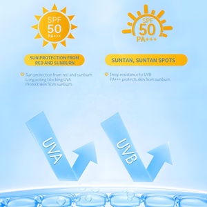 Écran solaire à large spectre SPF 50 Protection UVA/UVB avec oxyde de zinc minéral et dioxyde de titane pour peau sensible Lotion solaire - Product Image 3