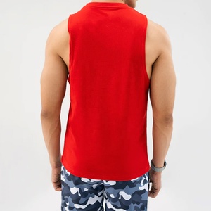 Débardeur court à capuche et col en V pour homme, dos nageur, idéal pour la gym, personnalisable (logo et couleur), 100 % coton, séchage rapide – Meilleures ventes - Product Image 2