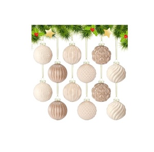 Bolas de Navidad de Cristal Transparente, Decoración para Árbol de Navidad, Adornos Colgantes Irrompibles para las Fiestas - Product Image 4