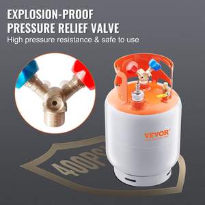 ถัง30lb พร้อมสวิตช์ลอยสำหรับเรียกคืนสารทำความเย็นชิ้นส่วนระบบ HVAC - Product Image 4