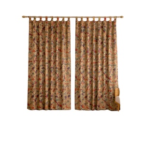 Magnifiques rideaux en velours à œillets, style américain, motif floral tissé, occultation élevée, toutes saisons, pour porte et fenêtre - Product Image 2