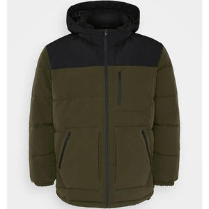 Nouvelle Arrivée Doudoune Décontractée OEM Épaisse Unisexe Grande Taille Oversize Noire Hiver Vente en Gros à Capuche Personnalisable - Product Image 1