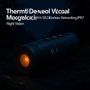 กล้องถ่ายภาพความร้อนแบบตาเดียว 640x512 12um 50Hz เชื่อมต่อไร้สาย IP67 มองเห็นในเวลากลางคืน - Product Image 3