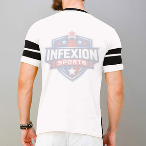 T-shirt en jersey pour homme, taille plus, manches courtes, col rond, tricoté, décontracté, 100% laine mérinos, écologique - Product Image 4
