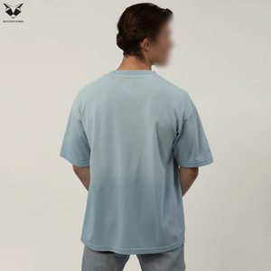 Camisetas de Hombre al por Mayor con Lavado Ácido, Cómodas para Uso Diario, Tela de Algodón Suave, Manga Corta, con Logotipo Personalizado Disponible - Product Image 3