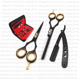 Tijeras de corte de pelo de peluquero de primera calidad con tipos de maquinillas de afeitar para diferentes técnicas de cabello Kit especial de peluquero Faybey - Product Image 3