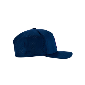 หมวกกอล์ฟระบายอากาศได้ดี ราคาโรงงาน เจาะรูด้วยเลเซอร์ แบบ Snapback 5 แผง ปักโลโก้ได้ กันน้ำ แห้งเร็ว สำหรับผู้ชาย - Product Image 2