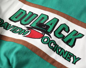 Blouson universitaire de course en coton personnalisé pour hommes et femmes, veste bomber streetwear en coton épais avec broderie graphique - Product Image 2