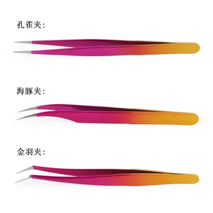 Pinzas Profesionales para Pestañas, Juego de Herramientas de Acero Inoxidable con Agarre Preciso y Diseño Antiestático para Injerto de Pestañas - Product Image 4