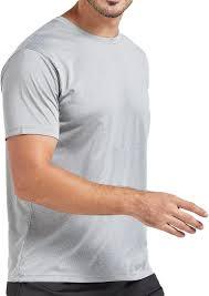 เสื้อยืดออกกำลังกายแบบสั้นแขนสั้น คอโอ ทรงซาฟารี ผ้าฝ้าย 100% ระบายอากาศ แห้งเร็ว ซับเหงื่อ สำหรับวิ่งตลอดวัน - Product Image 2