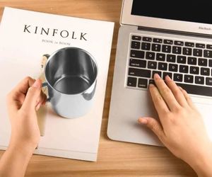 Stainless Steel Coffee <b>Mugs</b> Camping Double Wall BPA Free Metal Tea Cup Wide Handle - Product Image 3