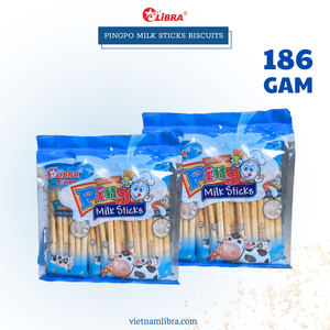 186g Milk Stick <b>Biscuits</b> Creamy Sweet Snack ODM Vietnam Manufacturer Supply - Product Image 1