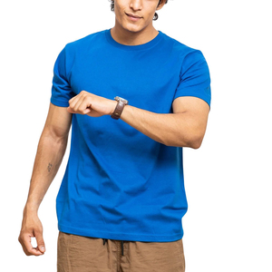 T-shirt homme dernière collection, couleur unie, coupe classique, 100% coton, haute qualité, manches courtes, décontracté, non tissé. - Product Image 6