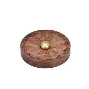 Quemador de Incienso Portátil de Madera para Decoración del Hogar, para Uso Aromático - Product Image 3