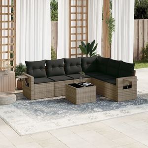 Conjunto de sofá de jardín gris - Product Image 1
