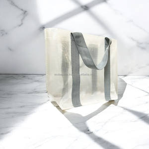 Sac fourre-tout tissé en PP transparent écologique personnalisé sac à provisions laminé avec logo fabriqué au Vietnam - Product Image 3