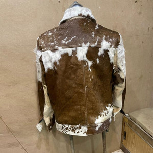 แจ็กเก็ตหนังวัวสำหรับผู้ชายแจ็คเก็ตหนังวัวสไตล์ทันสมัยทนทานแจ็คเก็ตหนังวัวนิ่ม - Product Image 2