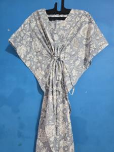 Vestido de Verano de Algodón 100% Hecho a Mano, Talla Grande, Estilo Coreano, Kaftán para Mujer, Ligero, Ropa de Playa, Regalo para Ella - Product Image 4