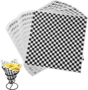 Papier d'emballage alimentaire pour sandwichs, imprimé sur mesure, recyclable, écologique, en pâte de bois, pliable, résistant à la graisse, compatible micro-ondes, recyclé - Product Image 4