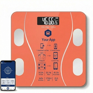 เครื่องชั่งน้ำหนักดิจิตอลอัจฉริยะพร้อมเซ็นเซอร์กระจกอิเล็กทรอนิกส์ รองรับน้ำหนักได้ 180 กก. วัดค่าดัชนีมวลกาย (BMI) และไขมันในร่างกาย ควบคุมผ่านแอปพลิเคชัน พกพาสะดวก ใช้ได้ทั้งในห้องน้ำและนอกบ้าน - Product Image 4