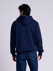 Sudadera con Capucha para Hombre, 100% Algodón, Forro Polar, Cuello en V, Corte Regular, Casual, Impermeable, Resistente al Viento, Ecológica, de Secado Rápido, 300g, Sólida, para Invierno - Product Image 4