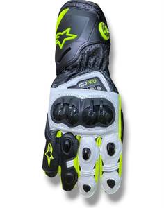 GP PRO PU Vollfinger-Handschuhe Hochwertig Anpassbar Schwarz Weiß Grün Radsport Unisex Winter Feuchtigkeitsableitend Winddicht - Product Image 5