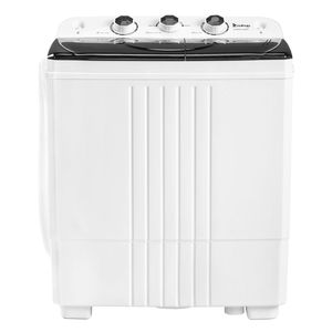 Lavatrice semi-automatica a doppia vasca con pompa di scarico integrata XPB45 428S 20 libbre per hotel, appartamenti, dormitori, camper, campeggio (USA, Australia) - Product Image 1