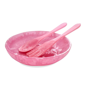 Bol en résine époxy transparente avec fleurs séchées, pièce décorative artisanale artistique pour la maison - Product Image 6