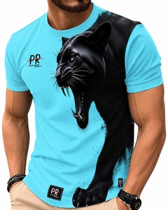 Camiseta de Cuello Redondo para Hombre, Estilo 2026, de Alta Calidad, con Logotipo Impreso en DTF Personalizado, Color Personalizado, Ecológica, Transpirable y de Corte Cuadrado - Product Image 6