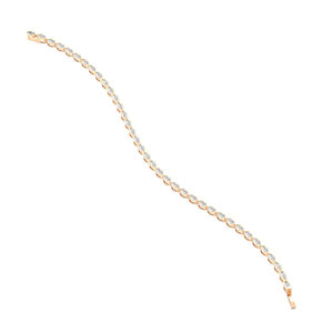Bracelet tennis REYES sur mesure en moissanite 2,5 carats, argent sterling 925, moissanite certifiée GRA, fermoir boîte, bijoux fins - Product Image 5