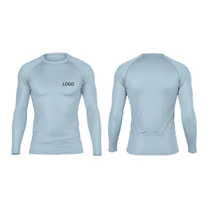 เสื้อแรชการ์ดผู้ชายแขนยาว ดีไซน์ล่าสุดปี 2026 ปรับแต่งได้ ระบายอากาศดี คุณภาพสูง ผลิตจากผ้าสแปนเด็กซ์/โพลีเอสเตอร์ แห้งเร็ว - Product Image 4