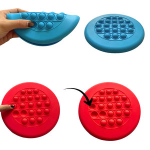 Juguete Masticable de Silicona para Perros, con Logotipo Personalizado, Ecológico, Casual, Novedoso, Pequeño, Disco Volador Interactivo, para Entrenamiento de Mascotas al Aire Libre, Anti-Asfixia - Product Image 2