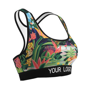 Professional Seamless Ribbed Sports Bra Wireless Padded Workout Bra Breathable Gym Fitness Crop <b>Top</b> USA Europe Trend Style 2026 - Product Image 4