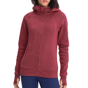 Chaqueta Deportiva para Mujer, Ligera, con Cierre Completo, Capucha, Transpirable, de Secado Rápido, con Estampado - Product Image 1