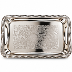 Stainless Steel <b>Tea</b> <b>and</b> Coffee Set with Engraved <b>Cups</b> <b>Saucers</b> <b>and</b> Serving Tray in Luxury Gift Box for Wholesale Buyers India - Product Image 4