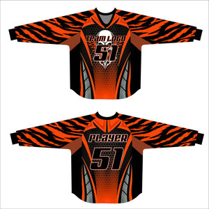 Camiseta de Paintball con Logotipo Personalizado, Uniforme de Equipo Sublimado, Ropa Deportiva de Alta Calidad para Clubes, Ligas y Torneos - Product Image 4