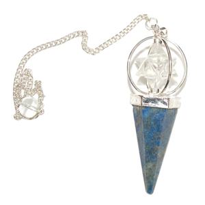 Vente en gros de cristaux de gemme naturelle personnalisée guérison 7 Chakra pendule pierres collées 7 Chakra pendule - Product Image 2