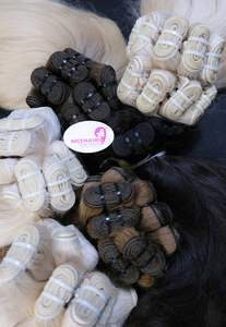 Mejor 100% Virgen cutícula alineada Super doble rizo ondas onda natural eslava trama pelo Vietnam crudo virgen humano vendedores - Product Image 5