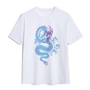 Nouveauté 2025 – T-shirts pour hommes à manches courtes, style chinois, en maille de soie/coton, respirants, écologiques, à motif uni ou lettres - Product Image 2