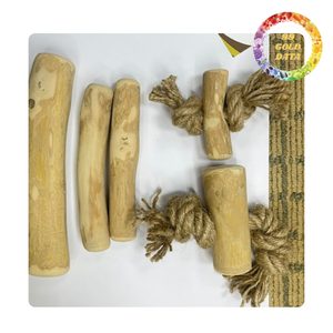 Juguete natural para masticar mascotas | Material de madera seguro para perros | Precio al por mayor - Product Image 1