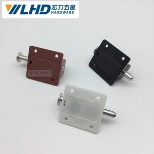 สลักสปริงพลาสติก LHD สำหรับฮาร์ดแวร์ประตูเฟอร์นิเจอร์ พร้อมกลไกปลดล็อคอัตโนมัติด้วยปุ่มสีแดง - Product Image 4