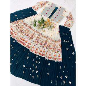 ชุดค็อกเทลออกแบบสวยงาม Koti ประดับชุดปาร์ตี้ lehenga choli - Product Image 3