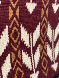 Couverture de selle en laine de Nouvelle-Zélande faite à la main, tapis d'équitation western pour équipement de cowboy, chevaux de ranch, équitation sur sentier, concours et équitation. - Product Image 2
