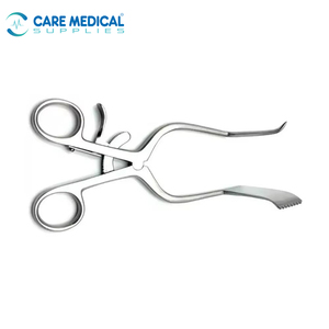 Espéculos de diagnóstico autoajustables de acero inoxidable con cabeza redonda, juego de instrumentos veterinarios - Product Image 2