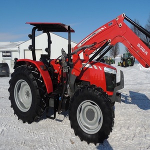Tractor Agrícola Usado Massey Ferguson 385 4x4 Tipo Oruga con Cargador Frontal y Retroexcavadora - Product Image 2