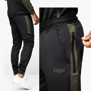 Latest Winter Fashion Design Men's 2-Piece Customizable Track Suit Set with Zipper Hoodie <b>Fleece</b> Material Custom Colors & Logo - Product Image 2