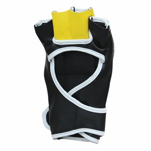 Lightweight Boxing MMA Grappling Half-Finger Leather <b>Gloves</b> Punching Training Equipment <b>Moisture</b> Wicking Waterproof Custom Logo - Product Image 5