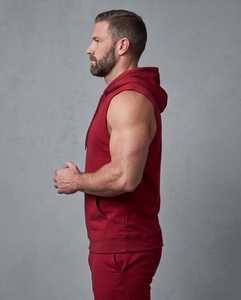 Débardeur à capuche sans manches pour homme, style sportif et respirant, idéal pour la gym et l'entraînement - Product Image 5